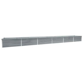 Arriate de acero galvanizado gris 600x80x45 cm en Macetas y jardineras | Comprar online en Foru.es