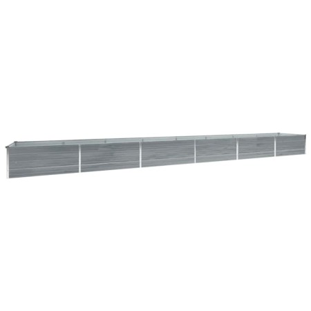 Arriate de acero galvanizado gris 600x80x45 cm en Macetas y jardineras | Comprar online en Foru.es