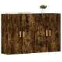 Armarios de pared 2 uds madera de ingeniería roble ahumado de vidaXL, Aparadores - Ref: Foro24-3197878, Precio: 125,55 €, Des...