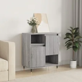 Aparador de madera contrachapada gris Sonoma 60x35x70 cm de vidaXL, Aparadores - Ref: Foro24-831186, Precio: 61,09 €, Descuen...