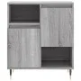 Sonoma graues Sperrholz-Sideboard 60x35x70 cm von vidaXL, Sideboards - Ref: Foro24-831186, Preis: 61,09 €, Rabatt: %