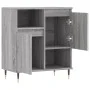 Sonoma graues Sperrholz-Sideboard 60x35x70 cm von vidaXL, Sideboards - Ref: Foro24-831186, Preis: 61,09 €, Rabatt: %
