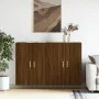 Armarios de pared 2 uds madera de ingeniería marrón roble de vidaXL, Aparadores - Ref: Foro24-3197880, Precio: 155,79 €, Desc...