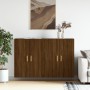 Armarios de pared 2 uds madera de ingeniería marrón roble de vidaXL, Aparadores - Ref: Foro24-3197880, Precio: 157,95 €, Desc...
