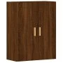 Armarios de pared 2 uds madera de ingeniería marrón roble de vidaXL, Aparadores - Ref: Foro24-3197880, Precio: 155,79 €, Desc...