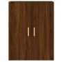 Armarios de pared 2 uds madera de ingeniería marrón roble de vidaXL, Aparadores - Ref: Foro24-3197880, Precio: 155,79 €, Desc...