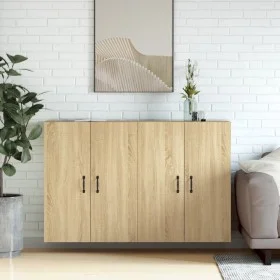 Wandschränke, 2 Stück, Holzwerkstoff, Sonoma-Eiche von vidaXL, Sideboards - Ref: Foro24-3197883, Preis: 164,94 €, Rabatt: %