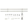 Kit de herrajes para puerta corredera 183 cm acero plateado en Materiales de construcción | Comprar online en Foru.es