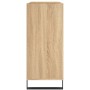 Mueble discos madera contrachapada roble Sonoma 84,5x38x89 cm de vidaXL, Almacenamiento para CD y DVD - Ref: Foro24-831783, P...