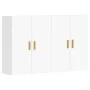 Armarios de pared 2 uds madera de ingeniería blanco de vidaXL, Aparadores - Ref: Foro24-3197873, Precio: 166,50 €, Descuento: %