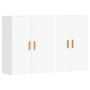 Armarios de pared 2 uds madera de ingeniería blanco de vidaXL, Aparadores - Ref: Foro24-3197873, Precio: 169,09 €, Descuento: %