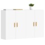Armarios de pared 2 uds madera de ingeniería blanco de vidaXL, Aparadores - Ref: Foro24-3197873, Precio: 169,09 €, Descuento: %