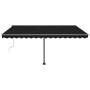 Toldo automático con LED y sensor de viento antracita 450x300cm en Toldos | Comprar online en Foru.es