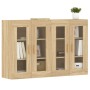 Armarios de pared 2 uds madera de ingeniería roble Sonoma de vidaXL, Aparadores - Ref: Foro24-3197899, Precio: 169,64 €, Desc...