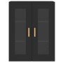 Armarios de pared 2 uds madera de ingeniería negro de vidaXL, Aparadores - Ref: Foro24-3197898, Precio: 146,10 €, Descuento: %