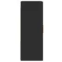 Armarios de pared 2 uds madera de ingeniería negro de vidaXL, Aparadores - Ref: Foro24-3197898, Precio: 141,26 €, Descuento: %