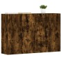 Armarios de pared 2 uds madera de ingeniería roble ahumado de vidaXL, Aparadores - Ref: Foro24-3197886, Precio: 143,46 €, Des...