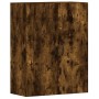 Armarios de pared 2 uds madera de ingeniería roble ahumado de vidaXL, Aparadores - Ref: Foro24-3197886, Precio: 143,46 €, Des...