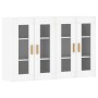 Armarios de pared 2 uds madera de ingeniería blanco de vidaXL, Aparadores - Ref: Foro24-3197897, Precio: 176,97 €, Descuento: %