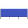 Paravientos de playa de 3 paneles tela azul celeste 400x80 cm en Sombrillas | Comprar online en Foru.es