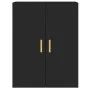 Wandschränke, 2 Stück, schwarzes Holzwerkstoff von vidaXL, Sideboards - Ref: Foro24-3197874, Preis: 142,37 €, Rabatt: %