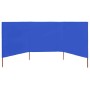 Paravientos de playa de 3 paneles tela azul celeste 400x120 cm en Sombrillas | Comprar online en Foru.es
