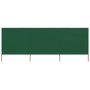 Paravientod de playa de 3 paneles tela verde 400x160 cm en Sombrillas | Comprar online en Foru.es