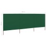Paravientod de playa de 3 paneles tela verde 400x160 cm en Sombrillas | Comprar online en Foru.es