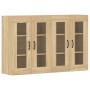 Armarios de pared 2 uds madera de ingeniería roble Sonoma de vidaXL, Aparadores - Ref: Foro24-3197907, Precio: 163,79 €, Desc...