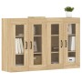 Armarios de pared 2 uds madera de ingeniería roble Sonoma de vidaXL, Aparadores - Ref: Foro24-3197907, Precio: 163,79 €, Desc...