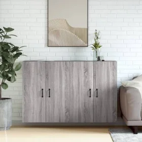 Armarios de pared 2 uds madera de ingeniería gris Sonoma von vidaXL, Sideboards - Ref: Foro24-3197887, Preis: 164,10 €, Rabat...