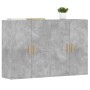 Armarios de pared 2 uds madera de ingeniería gris hormigón de vidaXL, Aparadores - Ref: Foro24-3197876, Precio: 146,75 €, Des...