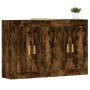 Armarios de pared 2 uds madera de ingeniería roble ahumado de vidaXL, Aparadores - Ref: Foro24-3197982, Precio: 134,19 €, Des...