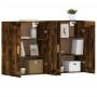 Armarios de pared 2 uds madera de ingeniería roble ahumado de vidaXL, Aparadores - Ref: Foro24-3197982, Precio: 134,19 €, Des...