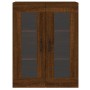Armarios de pared 2 uds madera de ingeniería marrón roble de vidaXL, Aparadores - Ref: Foro24-3197912, Precio: 163,87 €, Desc...