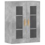 Armarios de pared 2 uds madera de ingeniería gris hormigón de vidaXL, Aparadores - Ref: Foro24-3197900, Precio: 134,42 €, Des...