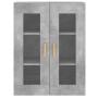 Armarios de pared 2 uds madera de ingeniería gris hormigón de vidaXL, Aparadores - Ref: Foro24-3197900, Precio: 134,42 €, Des...