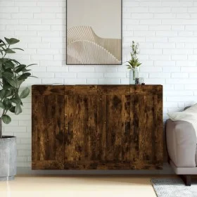 Wall cabinets 2 pcs engineered wood smoked oak by vidaXL, Sideboards - Ref: Foro24-3197990, Price: 133,17 €, Discount: %