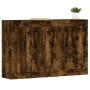 Armarios de pared 2 uds madera de ingeniería roble ahumado de vidaXL, Aparadores - Ref: Foro24-3197990, Precio: 134,76 €, Des...