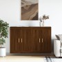 Armarios de pared 2 uds madera de ingeniería marrón roble de vidaXL, Aparadores - Ref: Foro24-3197984, Precio: 136,40 €, Desc...