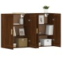 Armarios de pared 2 uds madera de ingeniería marrón roble de vidaXL, Aparadores - Ref: Foro24-3197984, Precio: 136,40 €, Desc...