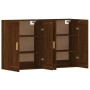 Armarios de pared 2 uds madera de ingeniería marrón roble de vidaXL, Aparadores - Ref: Foro24-3197984, Precio: 136,40 €, Desc...
