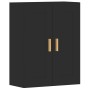 Armarios de pared 2 uds madera de ingeniería negro de vidaXL, Aparadores - Ref: Foro24-3197978, Precio: 135,81 €, Descuento: %