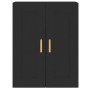 Armarios de pared 2 uds madera de ingeniería negro de vidaXL, Aparadores - Ref: Foro24-3197978, Precio: 135,81 €, Descuento: %
