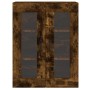 Armarios de pared 2 uds madera de ingeniería roble ahumado de vidaXL, Aparadores - Ref: Foro24-3197910, Precio: 140,15 €, Des...