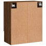 Armario de pared madera de ingeniería marrón roble 60x31x70 cm de vidaXL, Taquillas y armarios de almacenamiento - Ref: Foro2...
