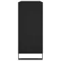 Plywood black record storage unit 84.5x38x89 cm by vidaXL, CD and DVD storage - Ref: Foro24-831781, Price: 82,58 €, Discount: %