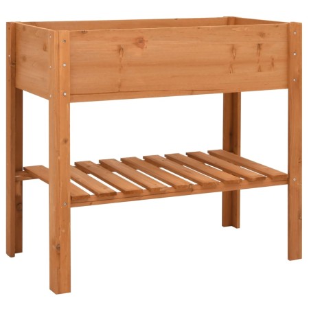Jardinera de madera de abeto 88x43x80 cm en Soportes para macetas | Comprar online en Foru.es