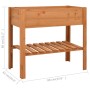 Jardinera de madera de abeto 88x43x80 cm en Soportes para macetas | Comprar online en Foru.es