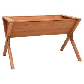 Jardinera de madera de abeto 90x55x56 cm en Soportes para macetas | Comprar online en Foru.es